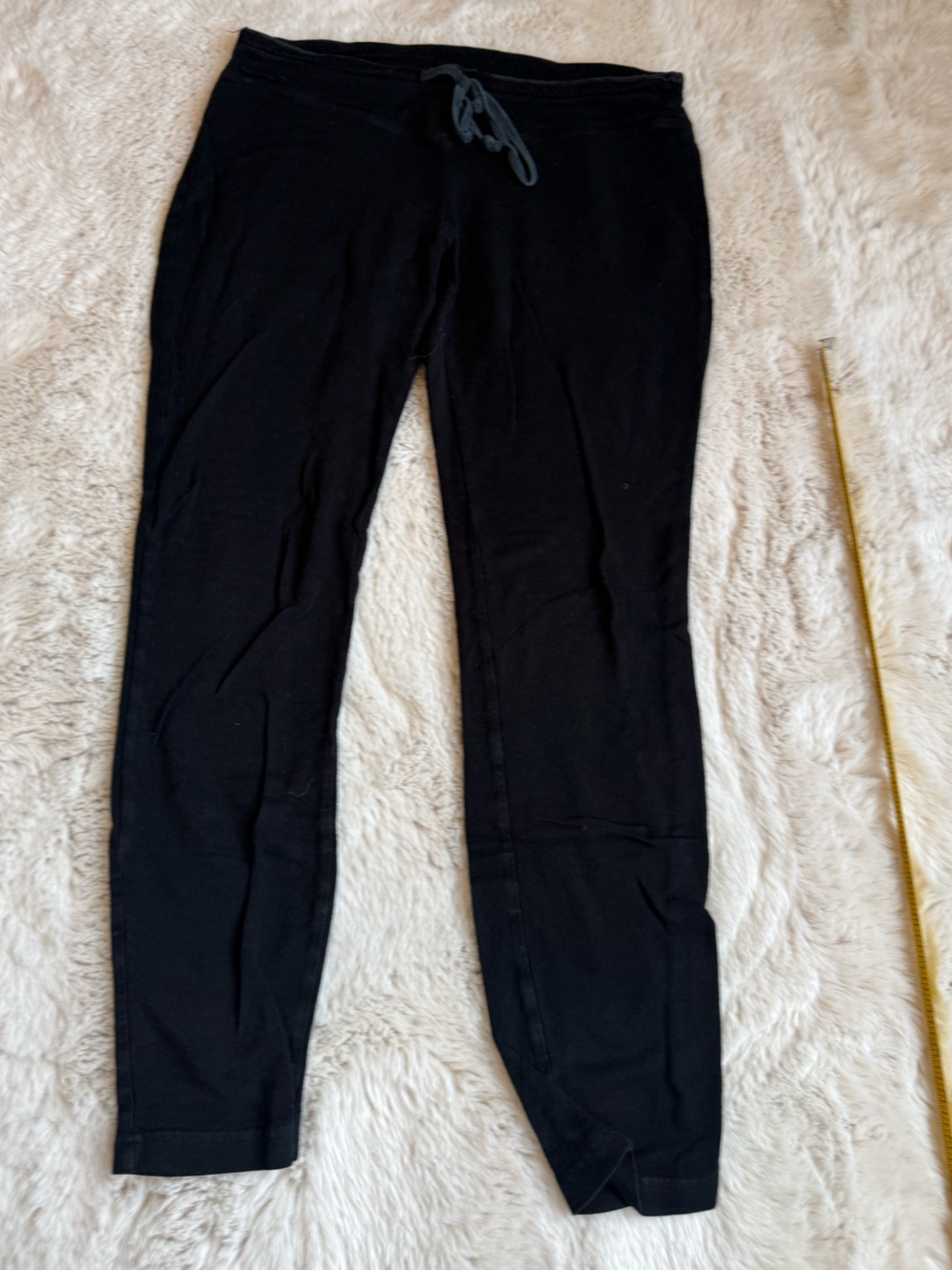 Pink Lotus Black Lounge Pants